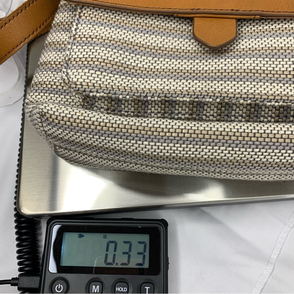 Fossil Kinley Small Crossbody Neutral Stripe - Picture 8 of 8